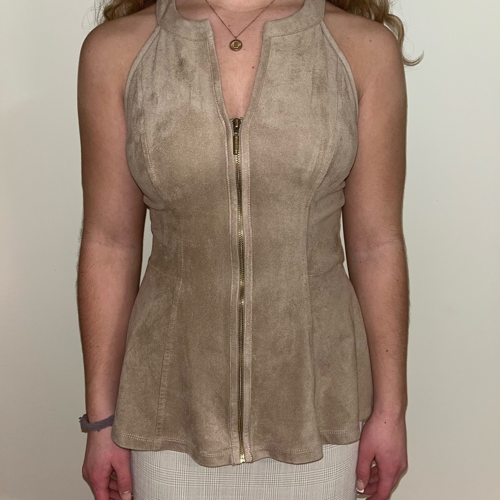 Tan Guess Top
